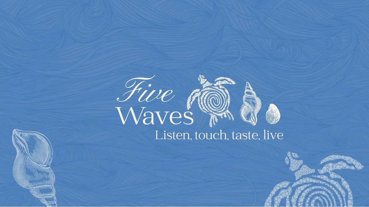 Five Waves pitch deck, slide 1 of 8