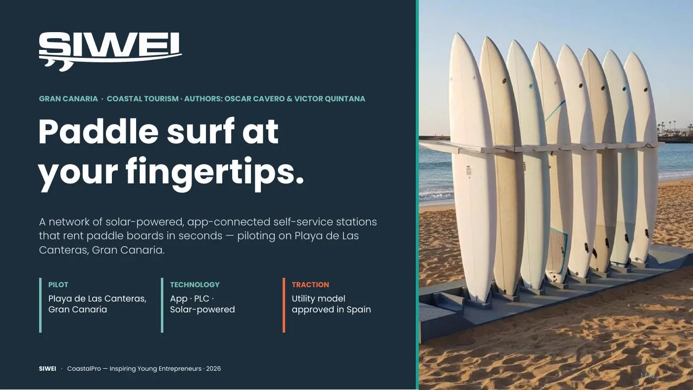 SIWEI pitch deck, slide 1 of 10